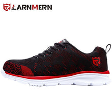 Load image into Gallery viewer, LARNMERN Lightweight Breathable Men Safety Shoes Steel Toe Work Shoes For Men Anti-smashing Construction Sneaker With Reflective