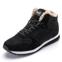 Load image into Gallery viewer, Men Boots Men Winter Shoes Plus Size 35-46 Warm Ankle Botas Hombre For Leather Winter Boots Shoes Men Plush Winter Sneakers Mens