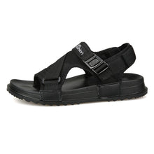 Load image into Gallery viewer, Sandals Men shoes 2018 Gladiator Men's Sandals Roman Men Shoes Summer Flip Flops Gray Black Flat Sandals Large Size 45 46
